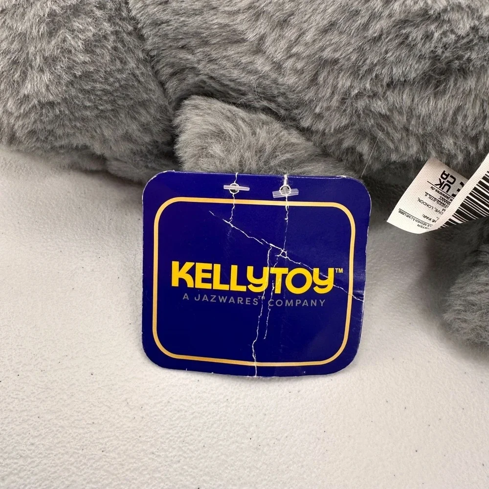 Kellytoy Jazwares Plush Gray Seal Stuffed Animal 12